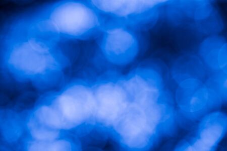 Blue bokeh background and texture from naturalの写真素材