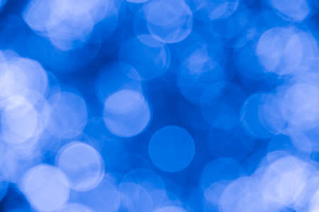 Blue bokeh background and texture from naturalの写真素材