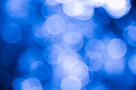Blue bokeh background and texture from naturalの写真素材