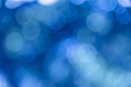 Blue  bokeh background from nature, blue bokeh abstractの写真素材