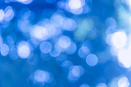 Blue  bokeh background from nature, blue bokeh abstractの写真素材