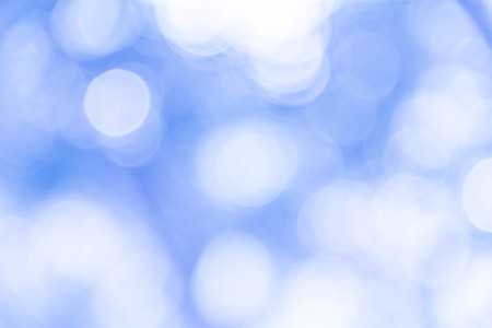 Blue bokeh background, abstract textureの写真素材