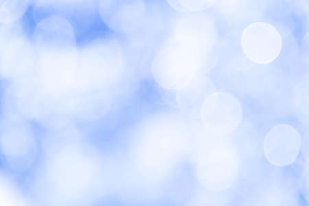 Blue bokeh background, abstract textureの写真素材