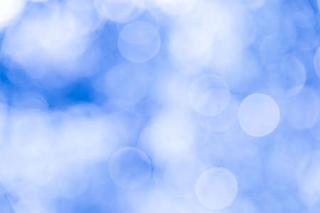 Blue bokeh background, abstract texture