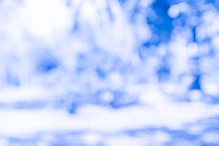 Blue bokeh background, abstract texture