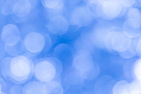 Blue bokeh background, abstract textureの写真素材
