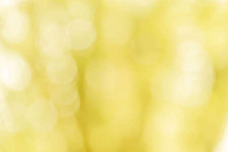 Yellow bokeh texture background from natureの写真素材