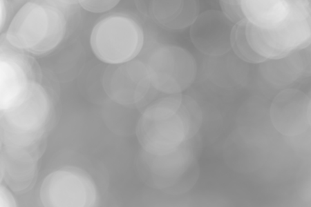 Black and white bokeh background, abstract textureの写真素材