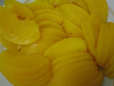 Fruit slices, fruit sliced into thin slices. Mangoの写真素材