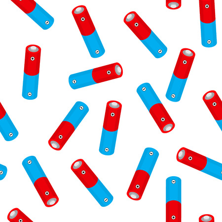 Battery seamless patternのイラスト素材