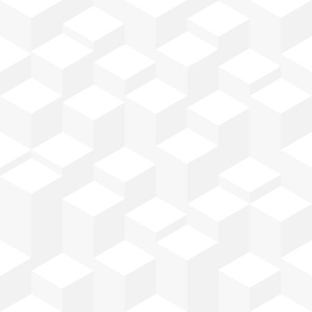 Abstract geometric seamless pattern. Vector illustration in 3D isometric styleのイラスト素材
