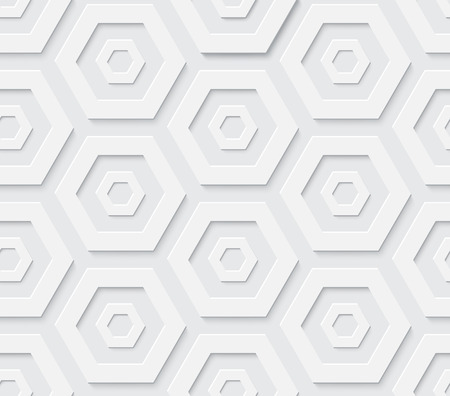 Hexagonal seamless vector patternのイラスト素材