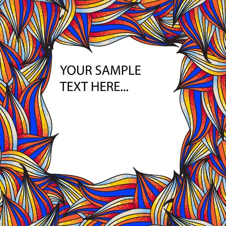 Abstract frame in vector format.のイラスト素材