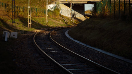 Without railways, it will not be easy to transport goodsの写真素材