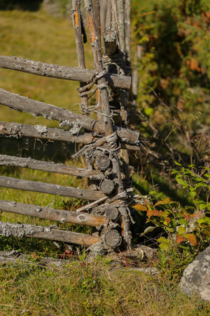 One of Scandinavia's oldest and largest shacks. Still you can find animals during the summer.の写真素材