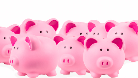 Piggy banksの写真素材