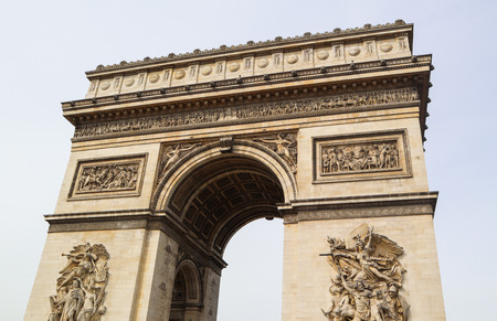 Arch of Triumph ( Arc de Triomphe ), Champs-Elysees in Paris France. April 2019の写真素材