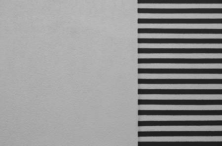 White and black striped texture background, stucco plaster wallの写真素材