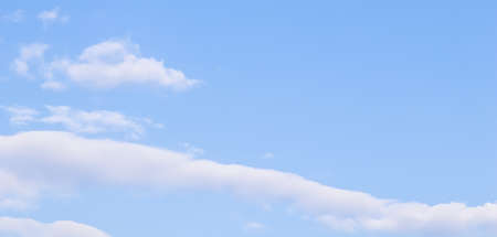 Background of blue sky with white clouds. High quality photoの写真素材