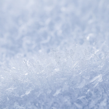 Fresh white snow background. Natural winter backdrop. Texture in blue tonesの写真素材