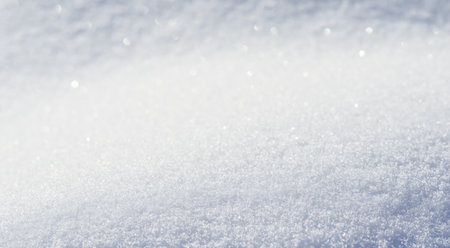 Fresh white snow background. Natural winter backdrop. Texture blurred
