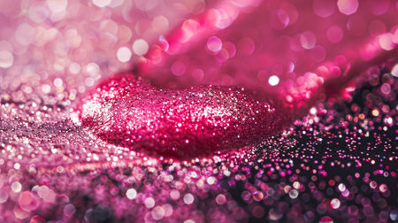 Abstract background for cosmetic products. Close-up of makeup texture, bright and sparkles beautyの素材
