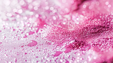 Abstract background for cosmetic products. Close-up of makeup texture, bright and sparkles beautyの素材