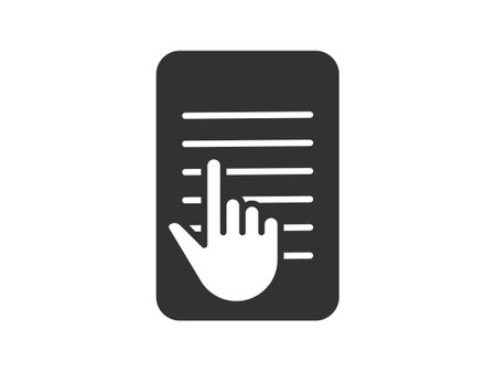 Illustration presenting a vector icon depicting documents, suitable for both web and mobile applications, isolated for use in graphic and design. Featuring a paper sign and symbol, this element serves as a representation of a page indicatorのイラスト素材