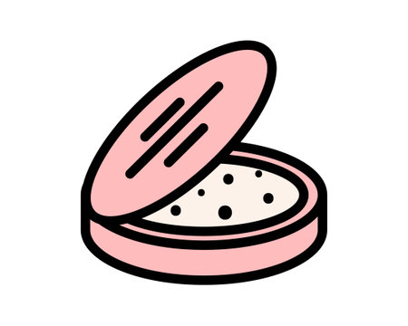 Beauty, Body Care and Cosmetics. Vector Linear Flat Icons and Design Elementsのイラスト素材