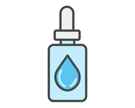 Vector color icons of beauty, cosmetics and care. Bottle, jar, shower gel, face cream, body lotion, spray, ointment, paste.のイラスト素材