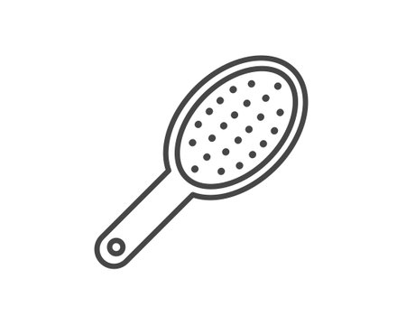 Vector graphic icons of beauty in the form of combs for massage or darsonval procedures.のイラスト素材