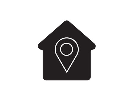Within a flat-style depiction, a location marker distinguishes itself on an urban map, denoting a precise spot. Contemporary pin illustrate diverse locations, each serving as a unique indicator. These vector symbols remain isolated against a transparent backdrop, facilitating seamless integration into designsのイラスト素材