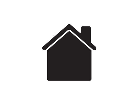 This icon, depicting a house silhouette, stands alone as a representation of dwelling, isolated against a clean background. With its simple vector design, it evokes a sense of warmth and security, embodying the concept of home. Additionally, it symbolizes the key choice in selecting the perfect dwellingのイラスト素材