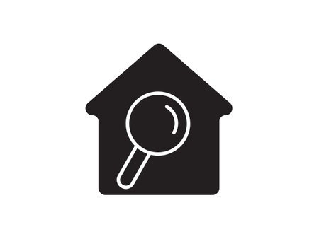 This icon, depicting a house silhouette, stands alone as a representation of dwelling, isolated against a clean background. With its simple vector design, it evokes a sense of warmth and security, embodying the concept of home. Additionally, it symbolizes the key choice in selecting the perfect dwellingのイラスト素材