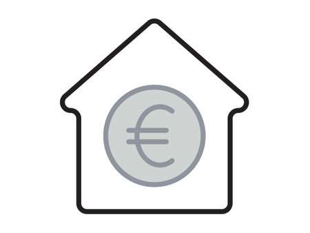 This icon, depicting a house silhouette, stands alone as a representation of dwelling, isolated against a clean background. With its simple vector design, it evokes a sense of warmth and security, embodying the concept of home. Additionally, it symbolizes the key choice in selecting the perfect dwellingのイラスト素材