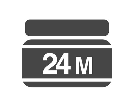 Vector black icons of beauty, cosmetics and care with expiration date, validity. Bottle, jar, shower gel, face cream, body lotion, spray, ointment, paste.のイラスト素材