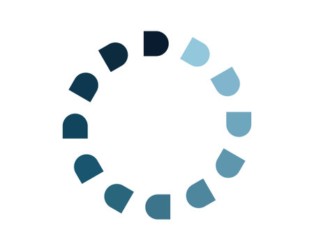 Loading bar status icon. Vector illustration. Vector loaded icons. Download progress. Donload or...
