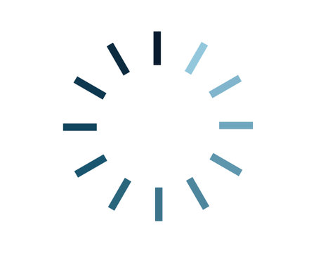 Loading bar status icon. Vector illustration. Vector loaded icons. Download progress. Donload or...