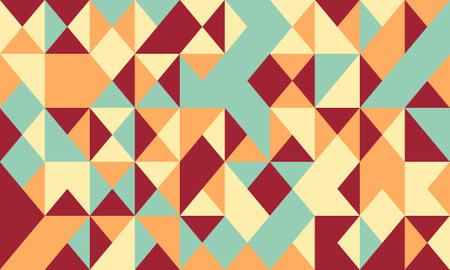 Abstract geometric vector with sharp shapes and mosaic texture. Perfect for posters, backgrounds, or...