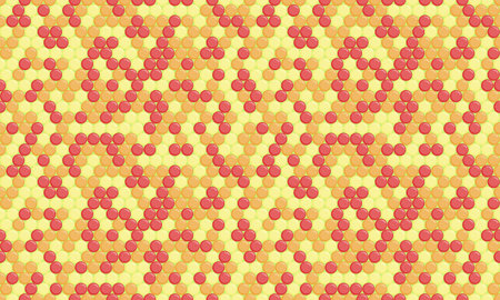 Seamless spotted pattern with abstract circles, perfect for textile prints, wallpaper, or creative...
