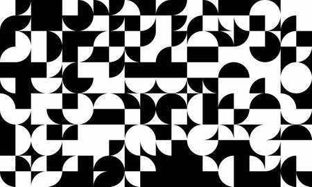 Seamless geometric pattern with textured shapes. Ideal for modern textile designs, poster covers, or abstract backgrounds. A perfect creative vector for minimalistic projects.のイラスト素材