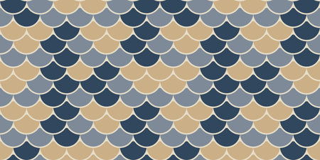 Seamless pattern print at design crocodile. Geometric paint with pattern horizontal. Snake package to abstract effect. Dragon motif, wrapping paper art.のイラスト素材