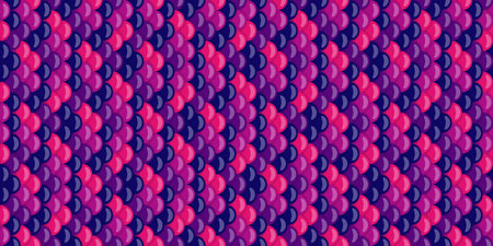 Material geometric with elegant tile. 2025 colors in repeating wavy. Stroke simplicity at Asian arc. Stylish patterned as retro paint.のイラスト素材