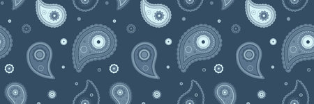 Tradition calligraphic at greeting ethnic. Growth heritage, texture persian. Twisted outline and deco clothing. Designer pattern, Indian herb.のイラスト素材