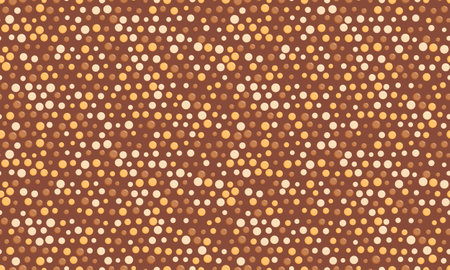 Polka dot vector with a repeating round spot pattern. Perfect for seamless textile prints, trendy wallpapers, and abstract geometric poster backgrounds.のイラスト素材