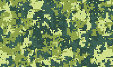Invisible veteran honor spotted. Virtual contemporary tan soldier. Simple environment usa textile. Horizontal armed forces trendy hiding.のイラスト素材