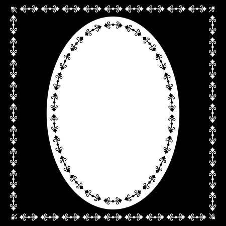 Decorative frame. Vector.のイラスト素材