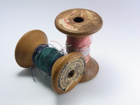 Old wooden threads