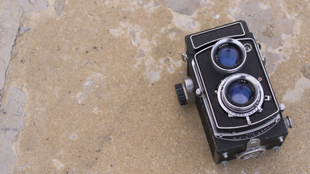 twin lens reflex cameraの写真素材