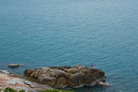 fishing sea side south of Thailandの写真素材